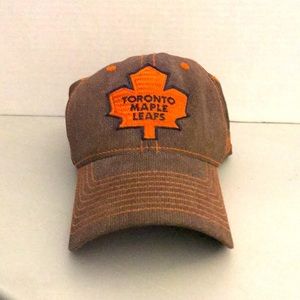 Toronto Maple Leafs Old Time Hockey FlexFit Unique Orange Hat